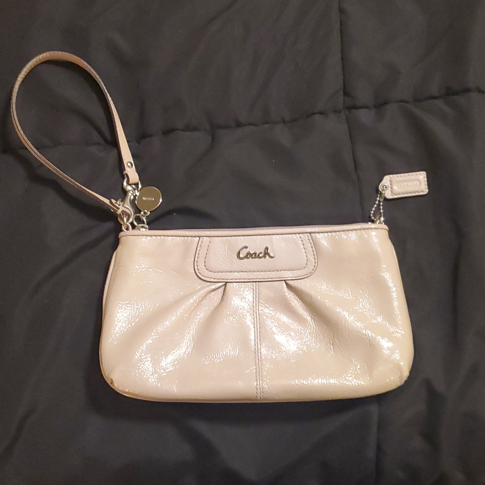 Coach wristlet, very light purple